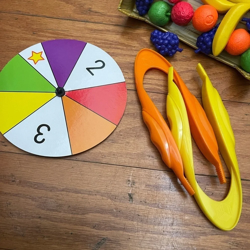 Avalanche Fruit Stand Game Learning Resources Ages 3+ Colors Dexterity  - Read